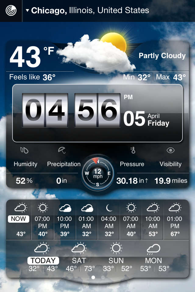 Weather Live iPhone